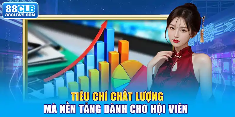 Tiêu chí chất lượng mà nền tảng dành cho hội viên Tiêu chí chất lượng mà nền tảng dành cho hội viên